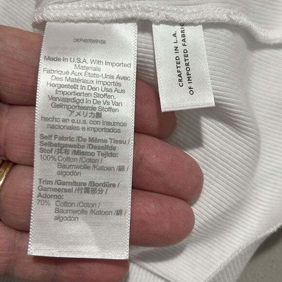 Madewell NQ458 Premium Standard 02. The Essential Rib Tank New - Picture 10 of 12